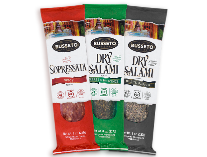 salami chubs product shot